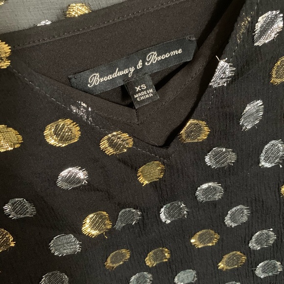 Madewell metallic polka dot dress - Picture 4 of 5